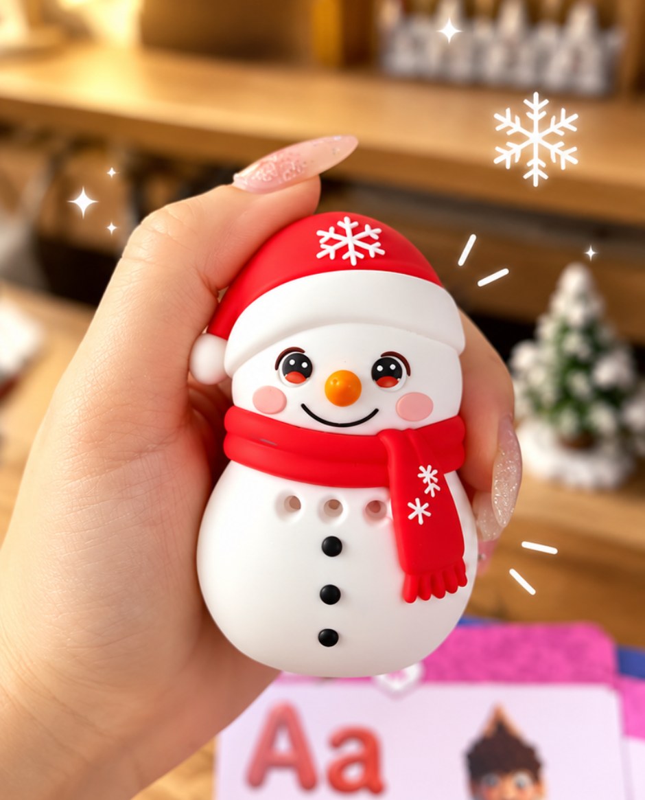 雪人点读器实拍